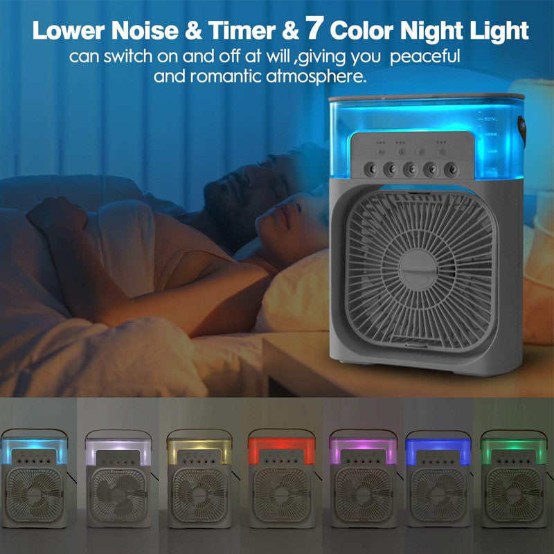 3-in-1 Mini Air Cooler Fan with Humidifier (USB-C)
