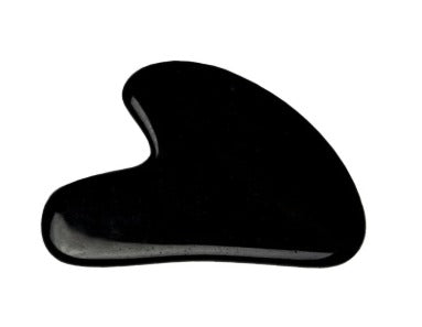 Crystal Facial Roller & Gua Sha Set (Black Obsidian)
