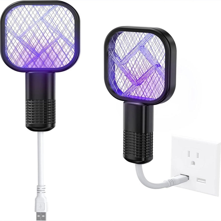 Mini USB mosquito swatter and night lamp