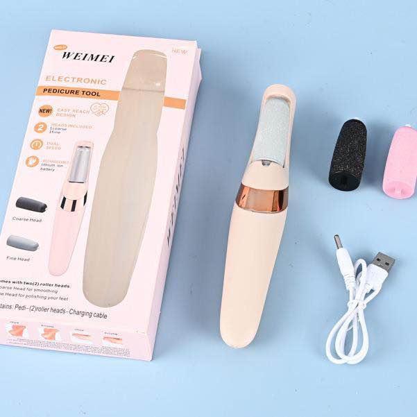 WEIMEI Electronic Pedicure Tool with Dual Heads (Rechargeable)